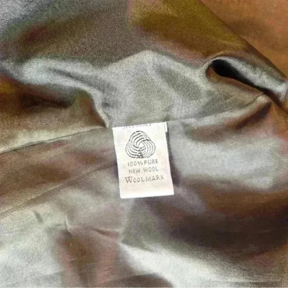 VTG Pendleton Blazer Jacket Women's 12 Black 100% Wool Classic Fit USA Made 8577 - Picture 5 of 5